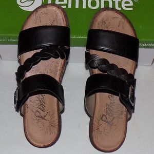 NEW Remonte, Rieker Gizela Leather slide EU39 US8